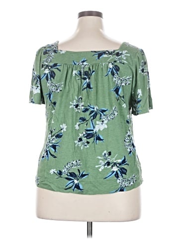 Lucky Brand Short Sleeve Blouse (view 2)