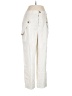 Express 100% Lyocell Ivory Cargo Pants Size 6 - photo 1