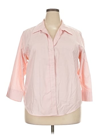 Lizsport 3/4 Sleeve Button-Down Shirt (view 1)