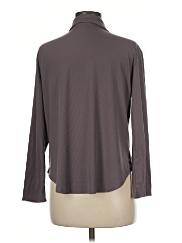 Danskin 3/4 Sleeve Button-Down Shirt (view 2)