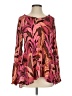 Sunny Leigh 100% Polyester Pink Long Sleeve Blouse Size S - photo 1