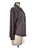 Danskin Gray 3/4 Sleeve Button-Down Shirt Size M - photo 4