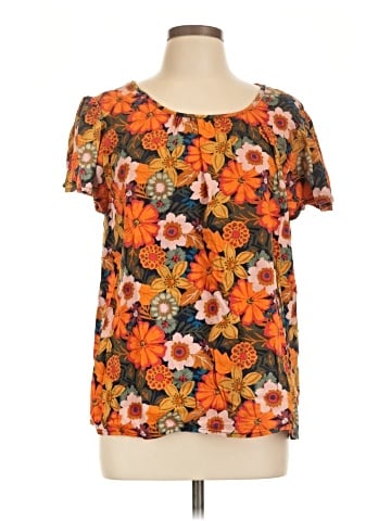 St. John's Bay Short Sleeve Blouse (view 1)
