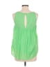 J.Crew 100% Cotton Green Sleeveless Blouse Size M - photo 2