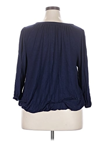 Lane Bryant 3/4 Sleeve T-Shirt (view 2)