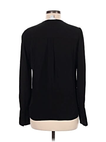 Diane von Furstenberg Long Sleeve Silk Top (view 2)