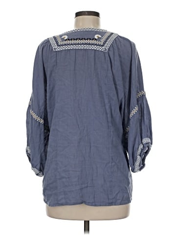 Max Studio 3/4 Sleeve Blouse (view 2)