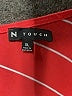 N Touch Stripes Red Casual Dress Size XL - photo 7