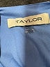 Taylor 100% Polyester Blue Cocktail Dress Size 2 - photo 7