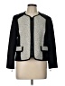 French Connection Chevron-herringbone Gray Jacket Size 10 - photo 1