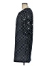 MSK Polka Dots Black Casual Dress Size L - photo 5