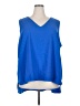 Lane Bryant 100% Polyester Blue Sleeveless Blouse Size 26 - photo 1