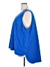 Lane Bryant 100% Polyester Blue Sleeveless Blouse Size 26 - photo 5