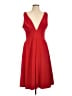 Harlyn 100% Polyester Solid Red Cocktail Dress Size L - photo 1