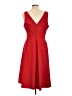 Harlyn 100% Polyester Solid Red Cocktail Dress Size L - photo 2