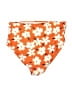 Summer Mae Floral Orange Swimsuit Bottoms Size S - photo 2