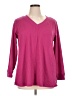 St. John's Bay Burgundy Long Sleeve Top Size 0X - photo 1