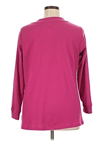 St. John's Bay Long Sleeve Top (view 2)