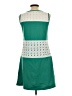 V Fish Argyle Green Casual Dress Size L - photo 2