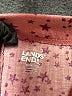 Lands' End 100% Polyester Hearts Pink Casual Pants Size 10 - 12 - photo 3