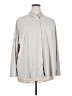 Athleta Solid Gray Long Sleeve Button-Down Shirt Size 3X - photo 1