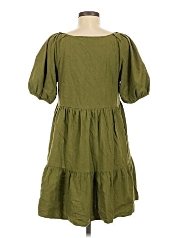 Madewell (Re)sponsible Puff-Sleeve Mini Dress (view 2)