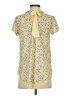LC Lauren Conrad Yellow Short Sleeve Top Size XS - photo 2