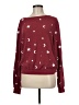 Wildfox Stars Burgundy Pullover Sweater Size Med (2 or M) - photo 1