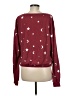 Wildfox Stars Burgundy Pullover Sweater Size Med (2 or M) - photo 2