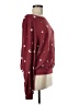 Wildfox Stars Burgundy Pullover Sweater Size Med (2 or M) - photo 4