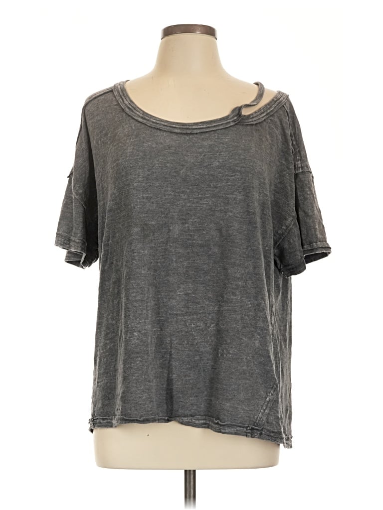 Pre-owned We The Free Short Sleeve T-shirt In Gray
