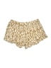 Umgee 100% Rayon Animal Print Gold Shorts Size 2XL - photo 2