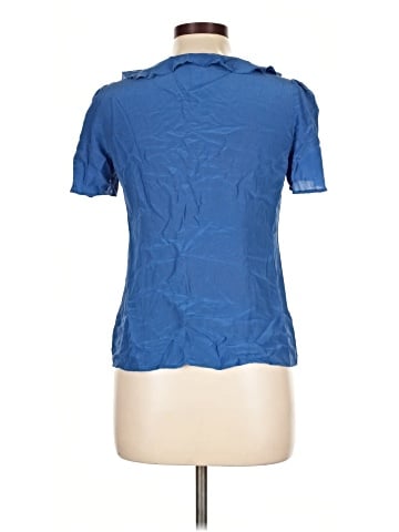 Fossil Short Sleeve Silk Top (view 2)