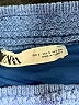 Zara Chevron-herringbone Blue Casual Skirt Size S - photo 4
