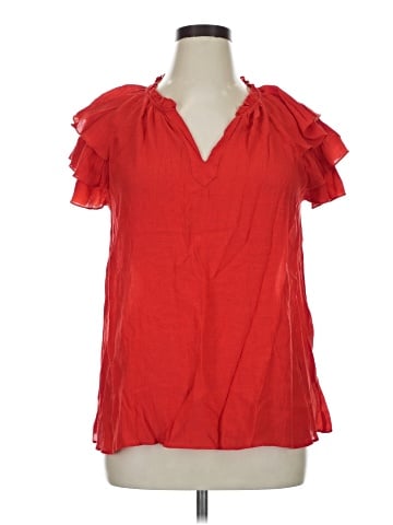 NANETTE Nanette Lepore Short Sleeve Blouse (view 1)