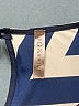 Peppermint 100% Polyester Chevron-herringbone Blue Casual Dress Size S - photo 7