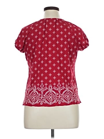 Karen Scott Short Sleeve Blouse (view 2)