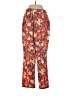 BCBGeneration Floral Red Casual Pants Size S - photo 2
