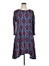 New Directions Paisley Blue Casual Dress Size XL - photo 1