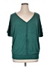 Max Studio Teal Short Sleeve T-Shirt Size XL - photo 1