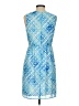 Shoshanna 100% Polyester Argyle Blue Cocktail Dress Size 2 - photo 2