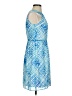 Shoshanna 100% Polyester Argyle Blue Cocktail Dress Size 2 - photo 4