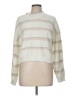 Amour Vert Stripes Ivory Pullover Sweater Size M - photo 1