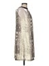 Renee C. 100% Polyester Silver Sleeveless Blouse Size L - photo 4