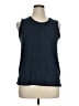 Max Studio Blue Sleeveless Top Size XL - photo 1