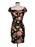 Guess Floral Black Cocktail Dress Size M - photo 2