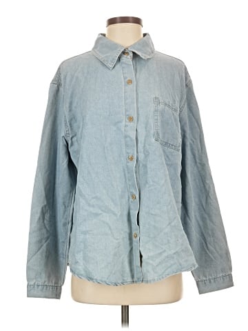 Unbranded Long Sleeve Button-Down Shirt (view 1)