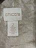 Chico's Metallic Tan 3/4 Sleeve Button-Down Shirt Size Lg (2) - photo 7