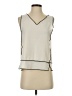 Zara Basic Ivory Sleeveless T-Shirt Size XS - photo 1