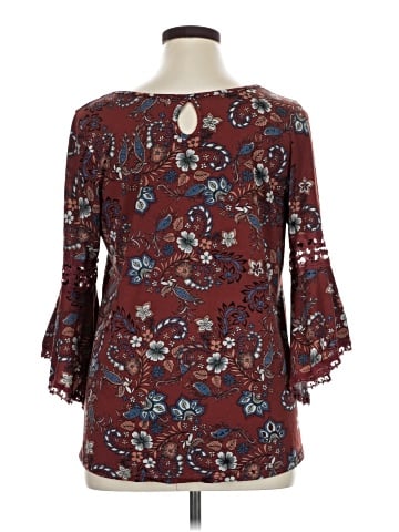 Roommates 3/4 Sleeve Blouse (view 2)